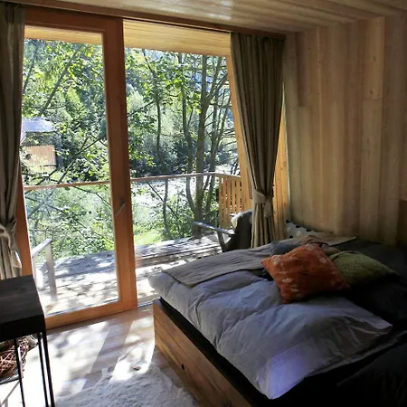 Enchanting Tree House Overlooking Savinja River Near Ljubljana, Slovenia * Luče